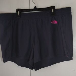 The North Face Women's Shorts Largue Blue Regular Performance Training Blue XL